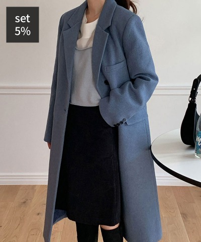 羊毛单件外套（50% 羊毛）+ Sophie 浣熊针织紧身胸衣（35% 羊毛）+ Ruel 女式衬衫 女装购物中心DALTT