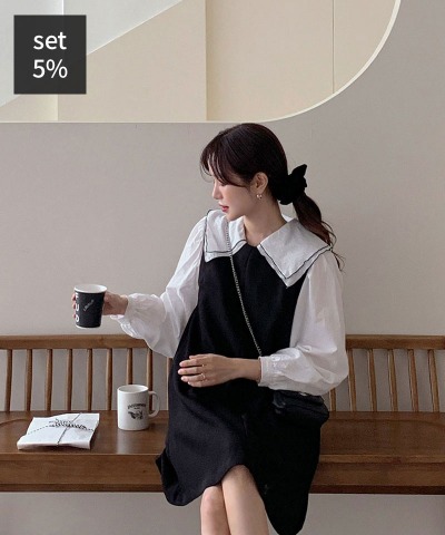 Isabelle 领衬衫 + Jenny Nasi 连衣裙 女装购物中心DALTT