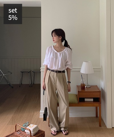 Minimal Kara 衬衫 + Toblerne 半宽休闲裤 女装购物中心DALTT